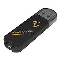 Флеш-накопитель USB3.1 64GB Team C183 Black (TC183364GB01) QT, код: 1901314