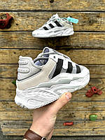 Кросівки Adidas Niteball (ЛІЦЕНЗІЯ) (white / gray) хорошее качество