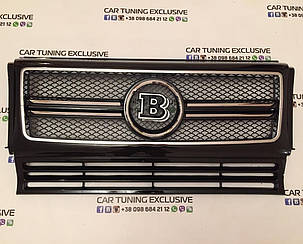 BRABUS design radiator grille + Double-B insert for front grille for Mercedes G-class