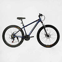 Велосипед спортивний Corso 27.5 LEGEND 21 швидкість Blue (138280) GG, код: 8375515