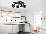 Підвісний стельовий світильник у стилі лофт Luxolar 383 E27 (4 рухомі плафони), фото 6