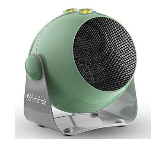 Тепловентилятор керамічний Olimpia Splendid Caldo Design S 1800 Вт зелений, фото 1