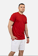 Мужская футболка с коротким рукавом цвет красный ЦБ-00242134