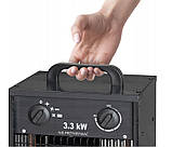 Тепловентилятор електричний Cronos TSE-33A 3300 Вт з ручкою для перенесення, фото 3