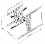 Кронштейн для телевізорів LED LCD 45" - 75" 2020-P6, фото 9