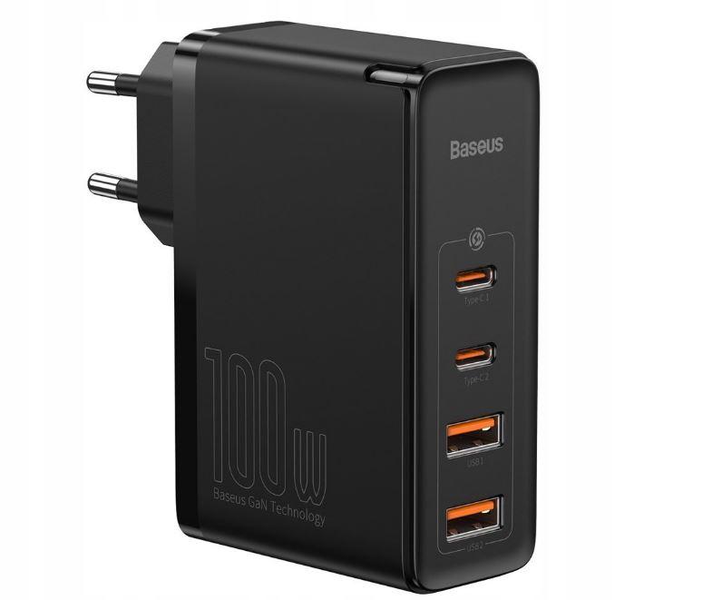 Мережевий швидкий зарядний пристрій Baseus 026519 універсальний USB тип C 5 мА 20 В 100 Вт