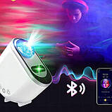 Проектор зоряного неба світлодіодний нічник RED GALAXY з Bluetooth-динаміком і пультом управління, фото 3