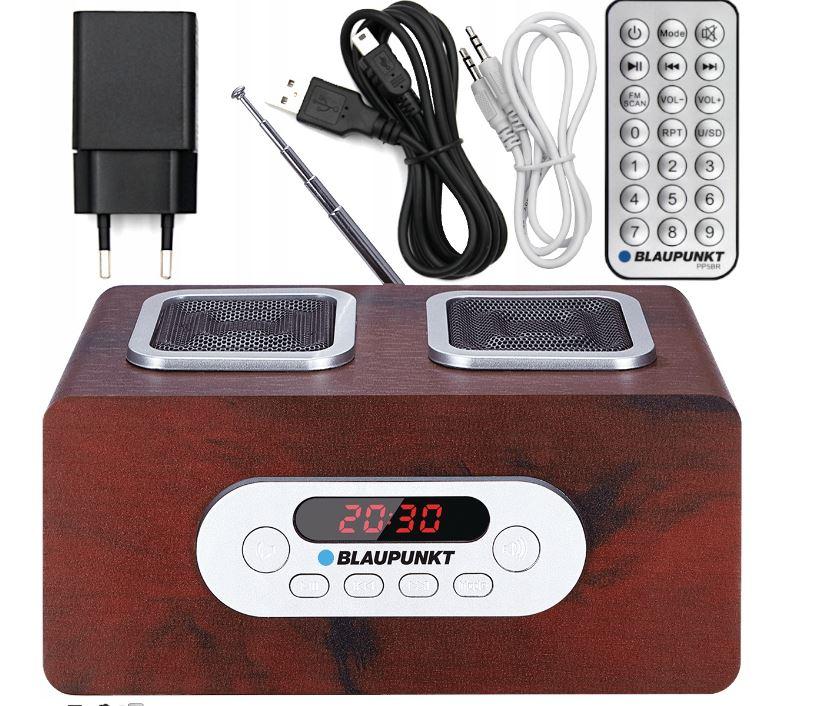 Портативний акумулятор Bluetooth ретрорадіоприймач Blaupunkt PP5BR з MP3, USB та SD, фото 1