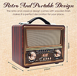 AM, FM, SW Радіоприймач Retropolis Seattle від мережі та батареї з Bluetooth-з'єднанням, фото 6