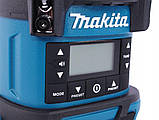 Багатофункціональний акумуляторний ліхтар з РК-дисплеєм 18 В Makita DMR055 + радіоприймач, фото 7