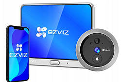 Дверний відеоглазок EZVIZ DP1C Wi-Fi з електронним видошукачем Wi-Fi глазок з камерою та датчиком руху