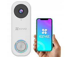 Дротовий дверний дзвінок Ezviz DB1C 5 м 65 дБ Розумний дверний відеодзвінок з додатком
