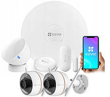 Комплект датчиків сигналізації Ezviz CS-B1 Розумна домашня сигналізація Zigbee WiFi
