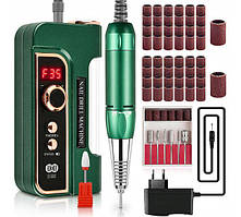 Фрезер для апаратного манікюру та педикюру USB з насадками CIICII C1332 Професійний манікюрний набір