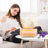 Ультразвуковий зволожувач повітря аромадифузор Sejoy, світле дерево, фото 4