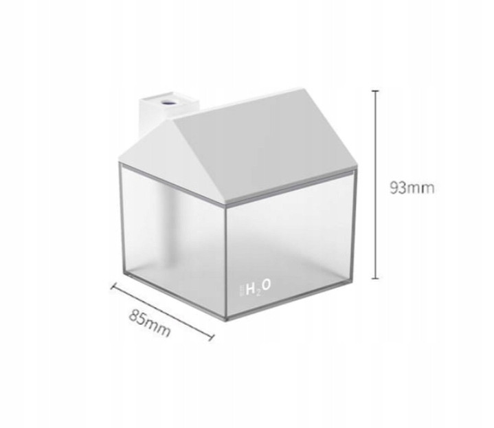 Ультразвуковий зволожувач повітря H2O Humidifier XXCB 3 м³/год 1 Вт, білий