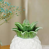 Зволожувач керамічний Frupko ананас 9 Вт, білий, фото 3