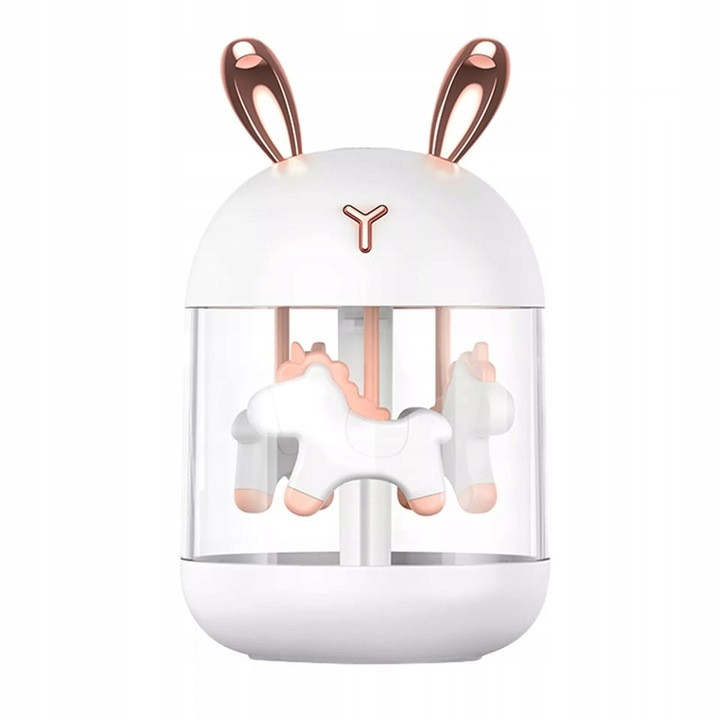 Зволожувач паровий H2O Humidifier з вушками, різнобарвний