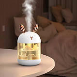 Зволожувач паровий  H2O Humidifier з вушками, різнобарвний, фото 3