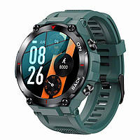 Чоловічий смарт годинник GRAVITY GT8-3 - з GPS зелений