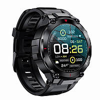 Чоловічий смарт-годинник GRAVITY GT8-1 з GPS чорний