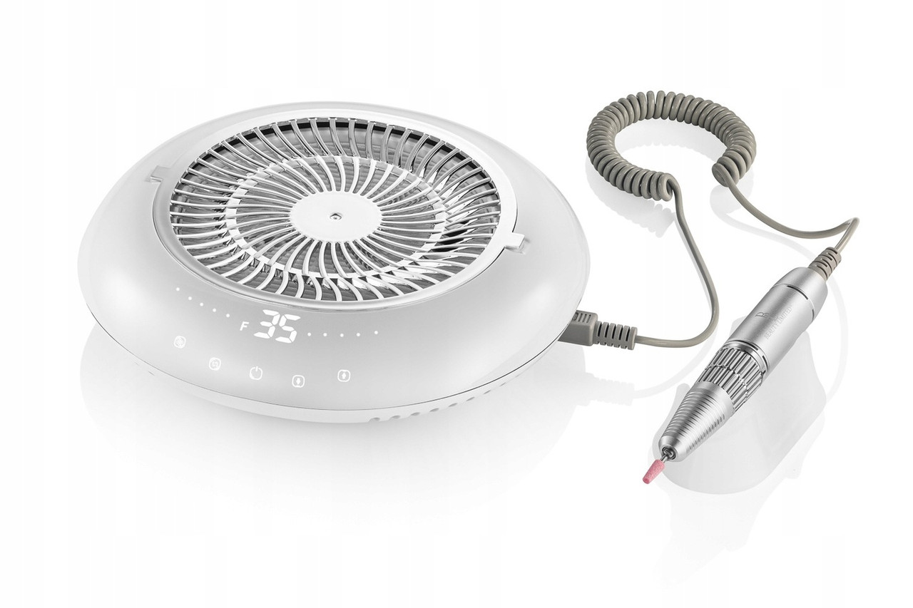 Фрезер для нігтів Beauty Limited Drill&Dust White, 65 Вт з пилопоглиначем, фото 1