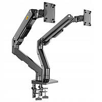 Настільний кронштейн для двох моніторів 27-34 дюйми
