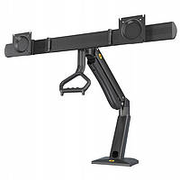 Настільний кронштейн для двох моніторів 24–32 дюйми, регульований