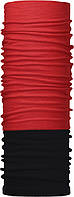 Зимовий бафф Бандана-трансформер двошаровий Чорно-червоний (ZBT-2f-058-1) PZ, код: 132013