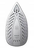 Праска з парогенератором Philips PerfectCare серії 6000 потужністю 2400 Вт,білий\синій, фото 3