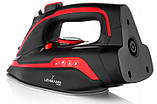 Бездротова парова керамічна праска 3000 ВТ, чорна, фото 3