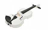 Скрипка Prima SOLOIST MWH 4/4 r. 4/4 біла зі смичком та футляром, фото 4