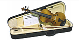 Скрипка Echo 0702 r. 3/4 у футлярі зі смичком нотами та каніфоллю + мікротюнери, фото 3