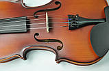 Скрипка коричнева дерев'яна Hessler V5 1/2, фото 4