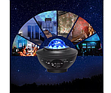 Лампа проектор Falcon BL-XK01 чорний проектор зірок STAR LED NIGHT LAMP USB + пульт, фото 7