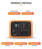 Зарядна портативна літієва електростанція Bluetti PowerOak AC50 500Wh, фото 5