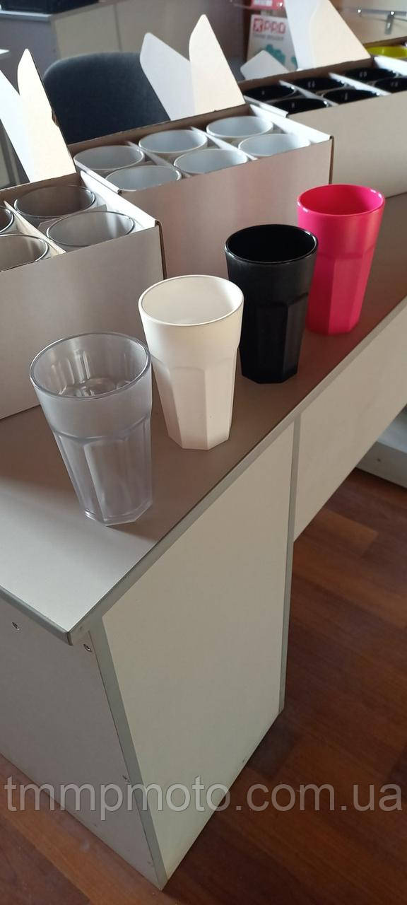 Стакан з поліпропілену 500 мл Білий