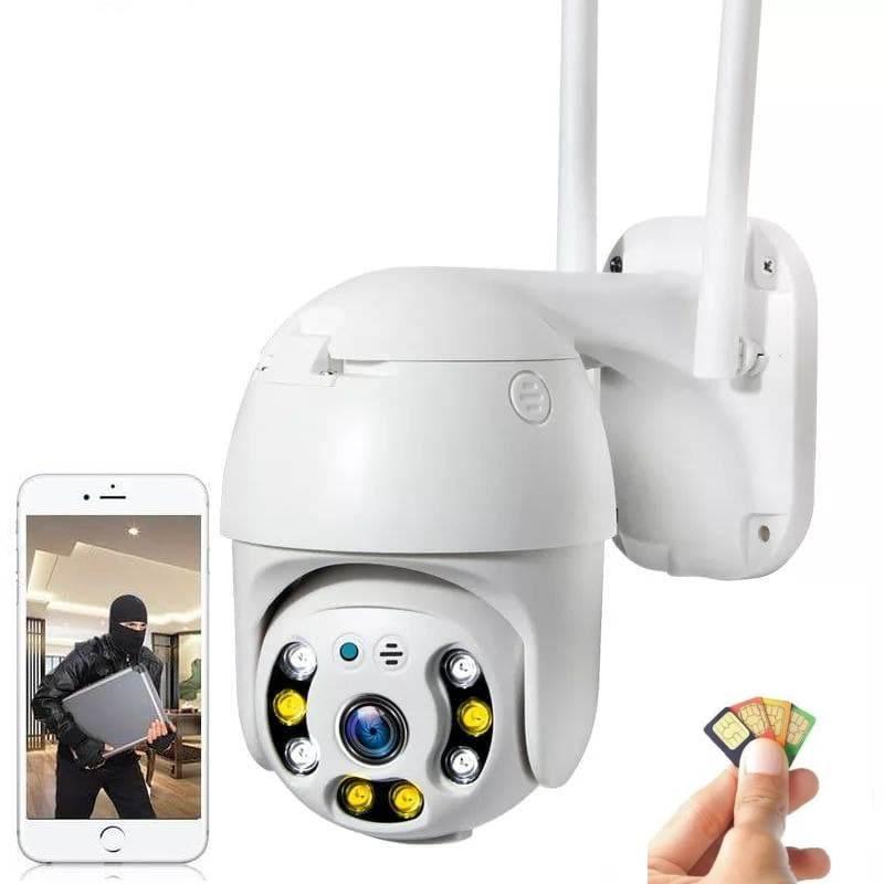 GSM вулична поворотна IP камера USAFEQLO USA-4G-A6-2Mp. iCSee, фото 1