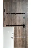 Вхідні двері Смоук дуб дуб тютюн/біле дерево Redfort Еліт +, фото 2