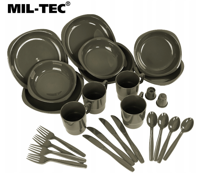 Набір туристичного посуду Mil-tec на 4 персони