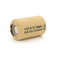 Аккумуляторная батарея для шуруповерта Ni-Cd 4/5SC1300mAh 1.2V, 10C, 23x32 mm h