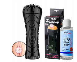 Реалістичний мастурбатор Baile + гель 150