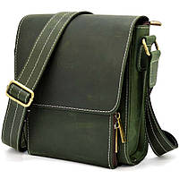 Кожаная сумка через плечо мужская RE-3027-3md TARWA зеленая IN, код: 7821174