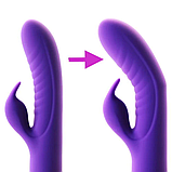 Вібратор з стимуляцією точки G та клітора Flight of Fancy Рожевий, фото 2