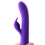 Вібратор з стимуляцією точки G та клітора Flight of Fancy Рожевий, фото 3