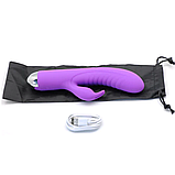 Вібратор з стимуляцією точки G та клітора Flight of Fancy Рожевий, фото 8