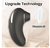 Вакуумний масажер клітора 9 режимів для збудження Premium Flight of Fancy чорний, фото 4