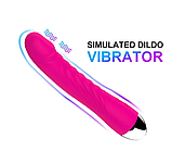 Потужний вібратор VIVI Flight of Fancy 20 см 10 режимів рожевий, фото 6