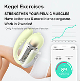 Вібромасажер вібратор Monster Pub 2 Flight of Fancy мобільний додаток Master Gokilla- Green, фото 4