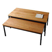 Комплект 2 журнальных столика в стиле LOFT (NS-300) GG, код: 6671926